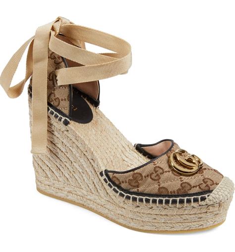 gucci wedges nordstrom|gucci shoes espadrilles.